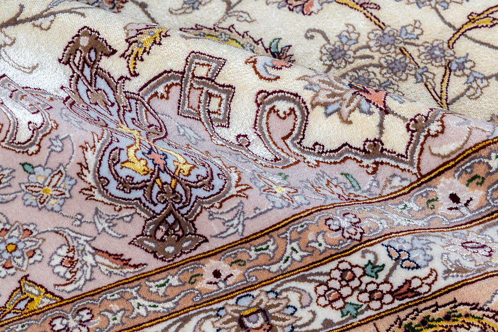 Иранский ковёр из шерсти и шёлка «ISFAHAN IR» 14-217-IR
