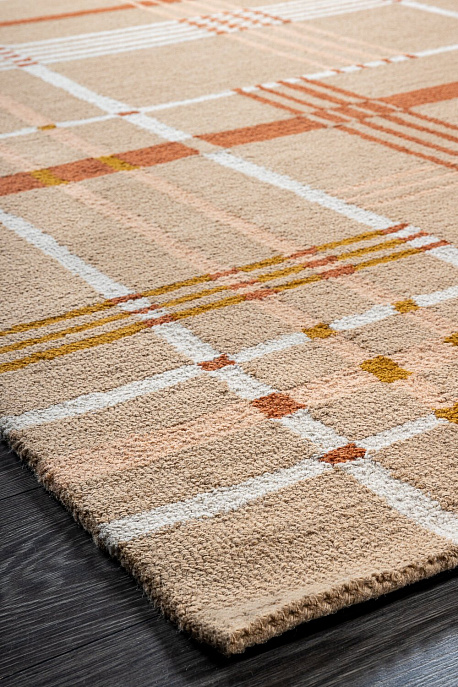 Индийский ковёр из шерсти «DAMASC» 4103-LBGE