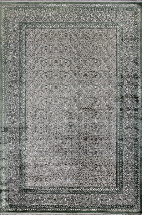 Турецкий ковер из эвкалиптового шёлка и акрила «VERSAİLLES PALACE» 6895B-CRE-GRN 1