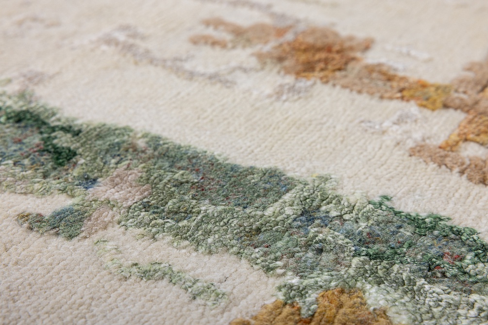Индийский ковер из шерсти и арт-шёлка «STORM» FR737-MULTI