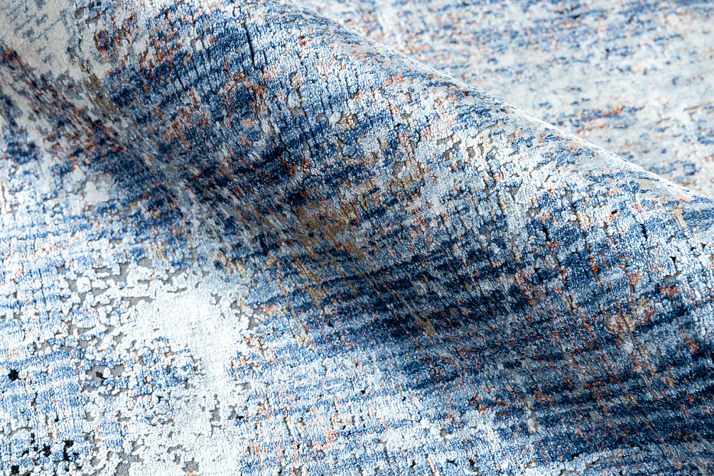 Турецкий ковёр из шёлка и эвкалиптового шёлка «SALVATORE APARTMENT» DJ01A-BLUN-GRE