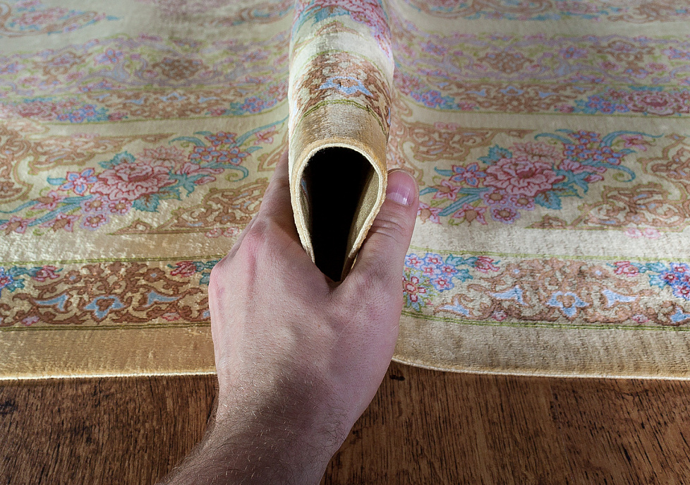 Иранский ковёр из шёлка «QOM» 4316-1603