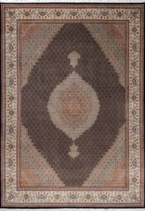 Иранский ковер из шерсти и шёлка «TABRIZ MAHI» 10-470-IR