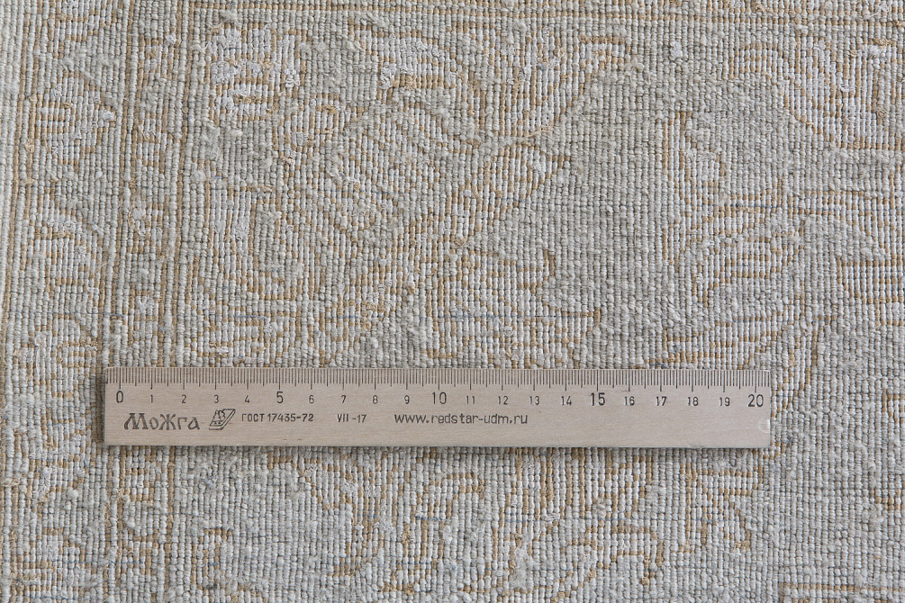 Индийский ковёр из шерсти и арт-шёлка «KING OF AGRA» NO67-CRE-CRE