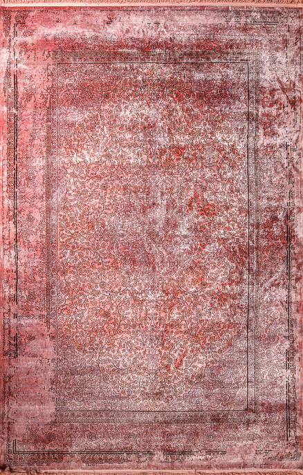 Иранский ковер из бамбукового шёлка «ANCIENT Collection» D04-PINK