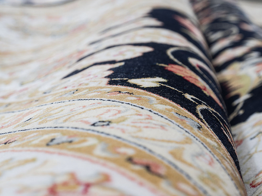 Бельгийский ковёр из бамбукового шёлка «UNIQUE» 0IS003-NAV