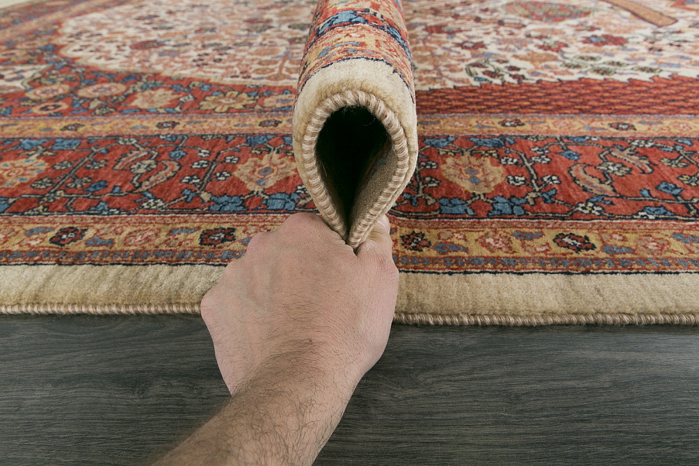 Иранский ковёр из шерсти и шёлка «MIRI-KASHKOULI» 10-100-IR