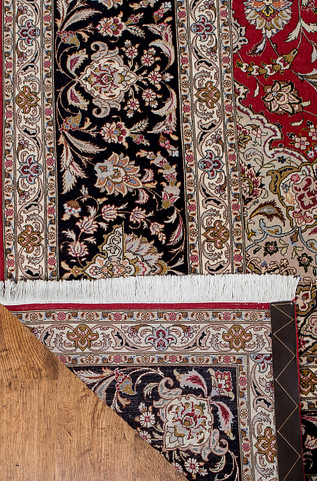 Иранский ковёр из шерсти и шёлка «TABRIZ-FLORAL» 801-4487-IR