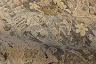 Индийский ковер из шерсти, шёлка и хлопка «POLONAISE» ESH1425-M.TAUPE-D.IVORY 4