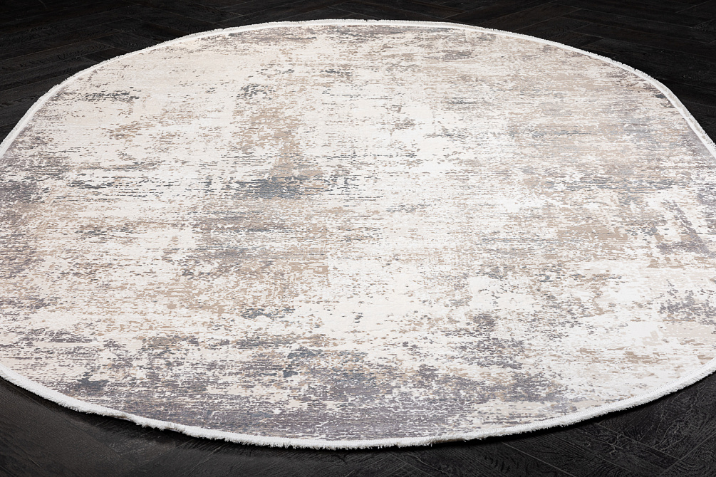 Турецкий ковер из эвкалиптового шёлка и акрила «SIRIUS» 1938-BGE(Oval)