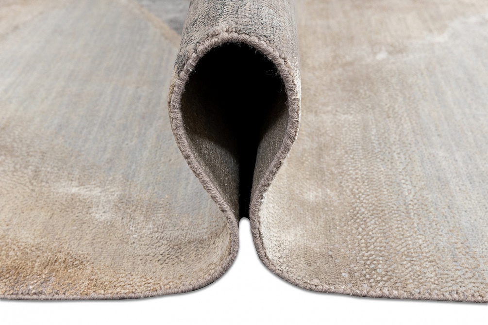 Индийский ковер из шёлка и шерсти «ILLUSION» GST-1-BROWN-CHARCOAL 6