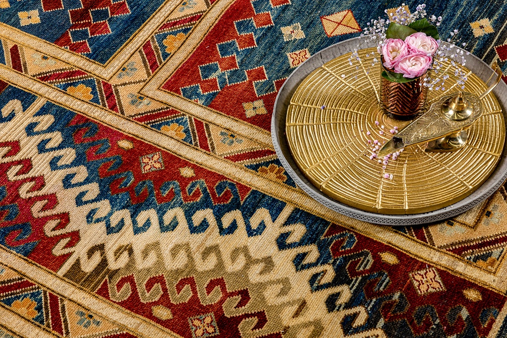 Индийский ковер из шерсти «ETHNIC VINTAGE» A323-MIX-MIX(272x370)