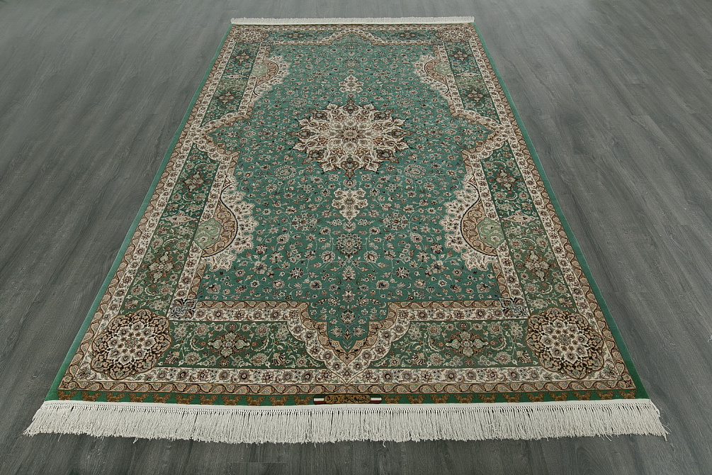 Иранский ковёр из шерсти и шёлка «ISFAHAN IR» 197-85229-IR