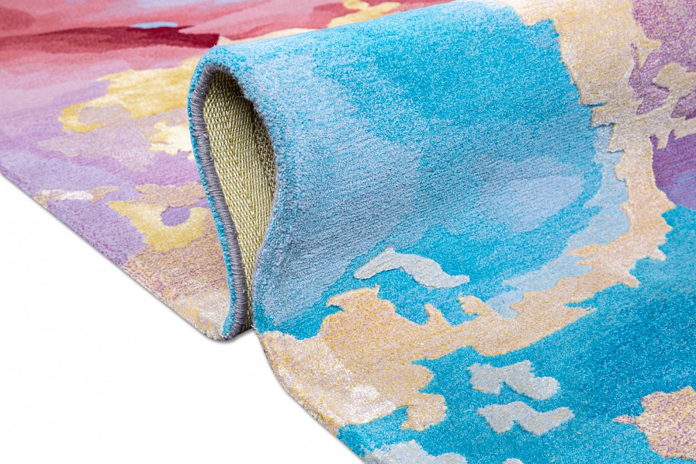 Китайский ковер из шерсти и арт-шёлка «PRISMATIC N» PRS18-MLT