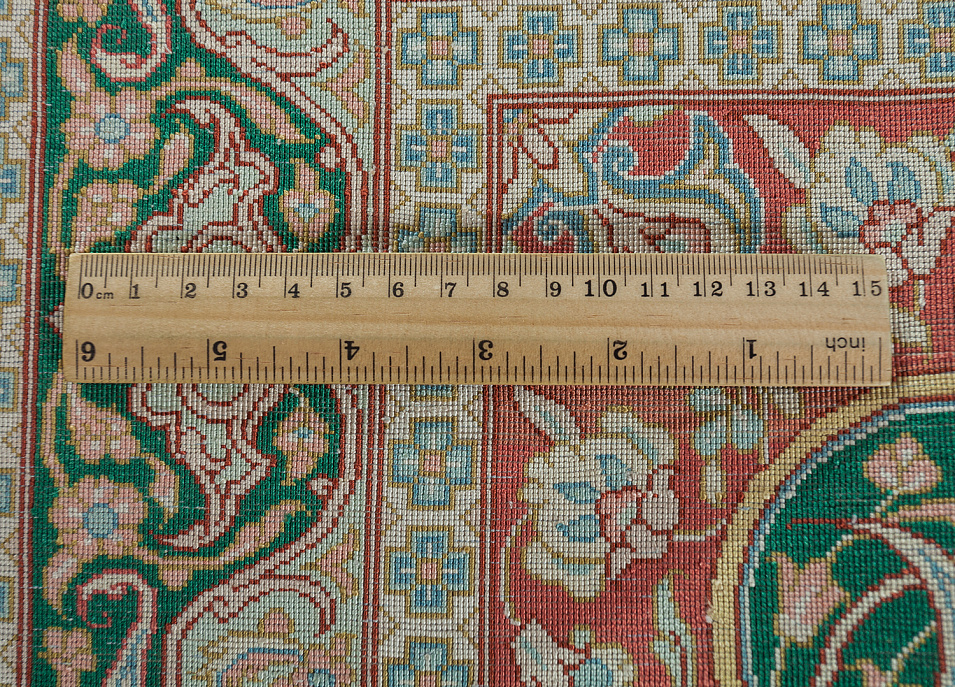 Иранский ковёр из шёлка «QOM» 801-3254/S-IR