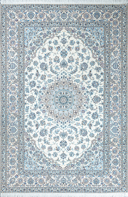 Иранский ковер из шерсти и шёлка «NAIN 9LA» 14-347-IR