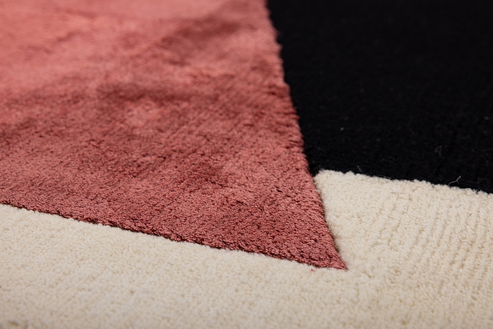 Индийский ковер из шерсти и бамбукового шёлка «VELVET MIRAGE» POCKET