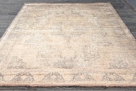 Турецкий ковер из эвкалиптового шёлка и шёлка «SALVATORE AQUARELLE» 3806-SEPIA 3