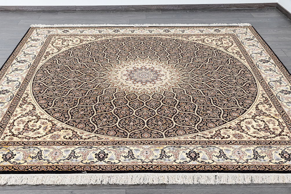 Иранский ковёр из шерсти и шёлка «ISFAHAN IR» 14-306-IR