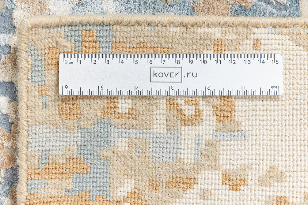 Индийский ковёр из шерсти и арт-шёлка «BORDER EXPRESSION» BRDR-EXPRES-3-COLOR-2