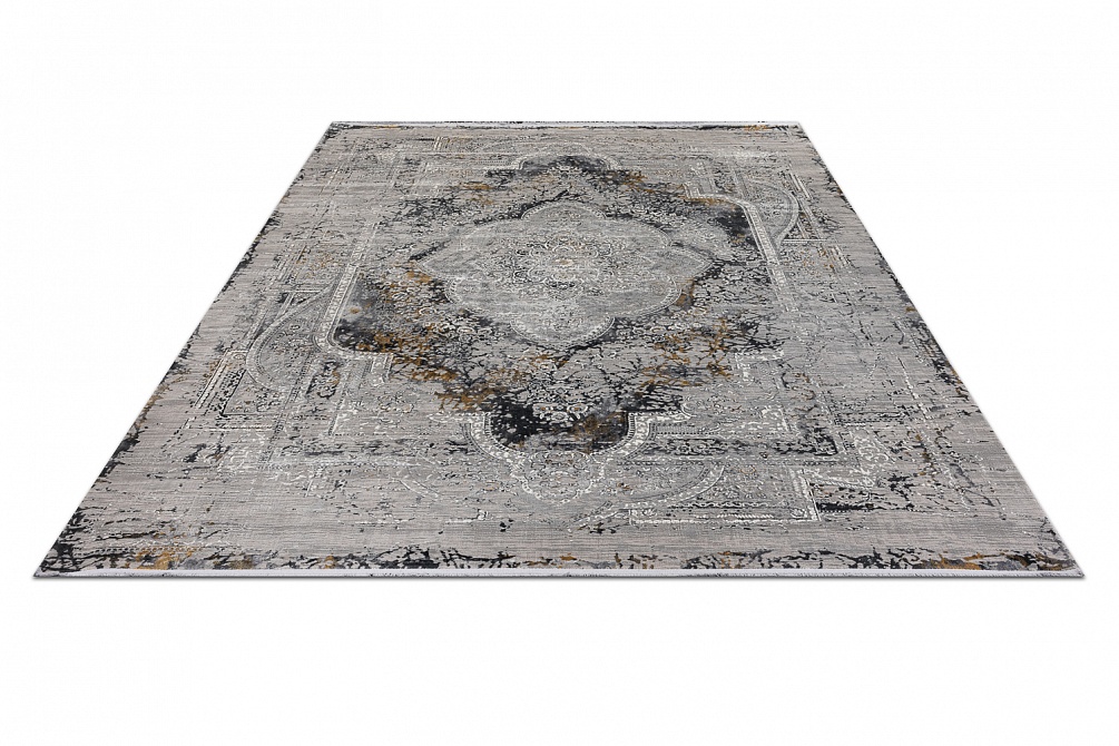 Турецкий ковер из эвкалиптового шёлка и акрила «VERSAİLLES PALACE» 5995A-LGRY-ANT 3