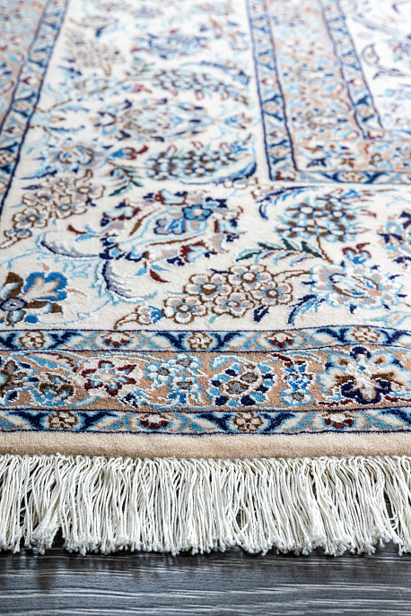 Иранский ковёр из шерсти и шёлка «NAIN 6LA» 13-142-IR