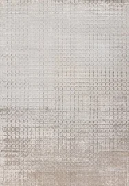 Индийский ковер из эвкалиптового шёлка «DOVE MODERN» 2019066-SILVER 1