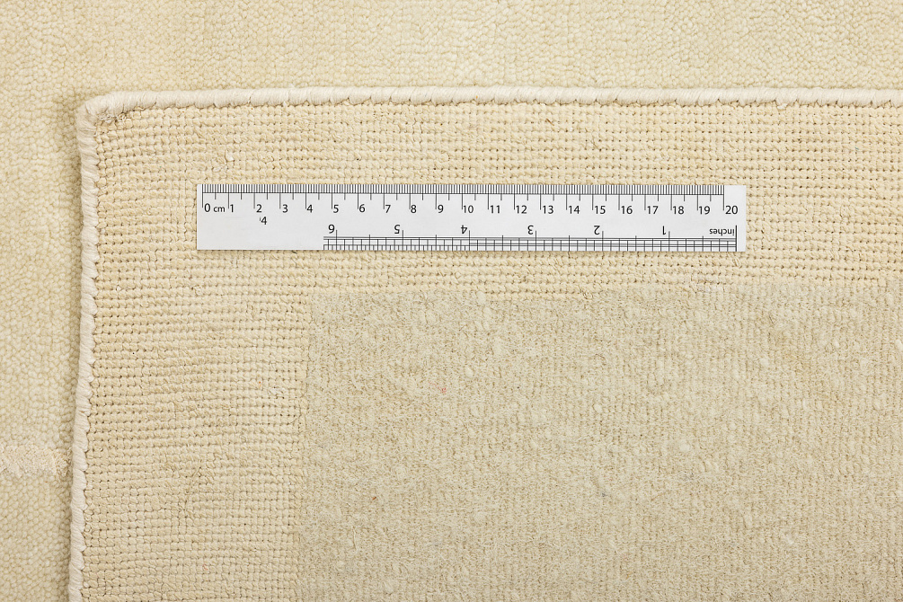Индийский ковер из шёлка и шерсти «BLANC DE BLANCS» KE-2441