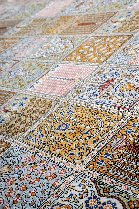 Иранский ковёр из шёлка «QOM» 21-013