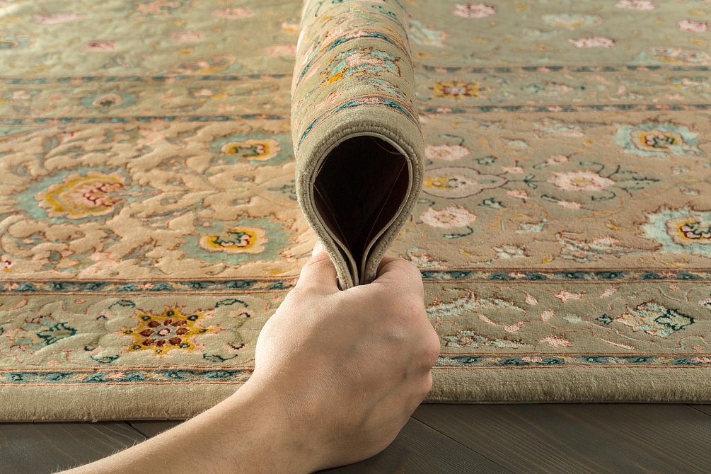 Иранский ковёр из шерсти и шёлка «TABRIZ IR» 10-525-IR