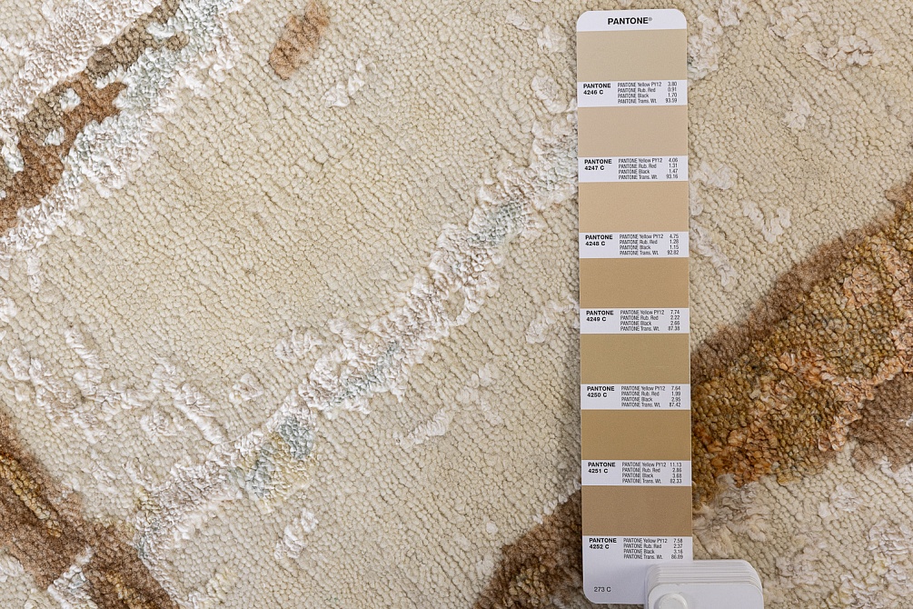 Индийский ковер из шерсти и арт-шёлка «STORM» FR737-MULTI