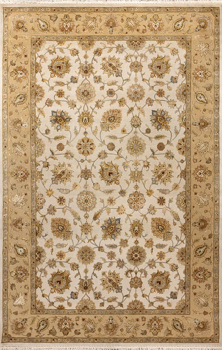 Индийский ковер из шерсти, шёлка и хлопка «AURORA 14/14» QNQ03-MIVR-LTAN 1