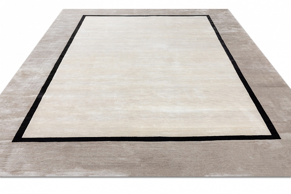 Индийский ковер из шёлка «SILK BORDER» V9-MLT