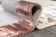 Индийский ковер из шерсти и арт-шёлка «RIVIERA» MONDRIAN-03-BROWN-BROWN 5