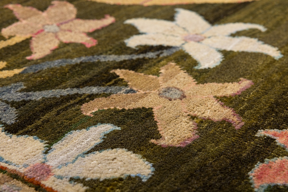 Индийский ковер из шерсти «ZIEGLER VINTAGE» AC228-GREEN(265x312)