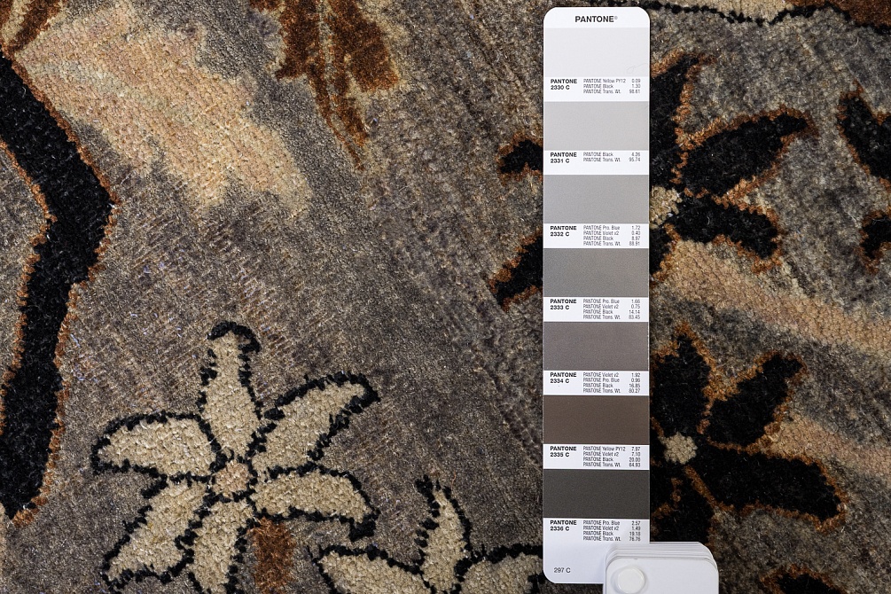 Индийский ковер из шерсти «ZIEGLER VINTAGE» AC228-GREY-BRN(237x294)