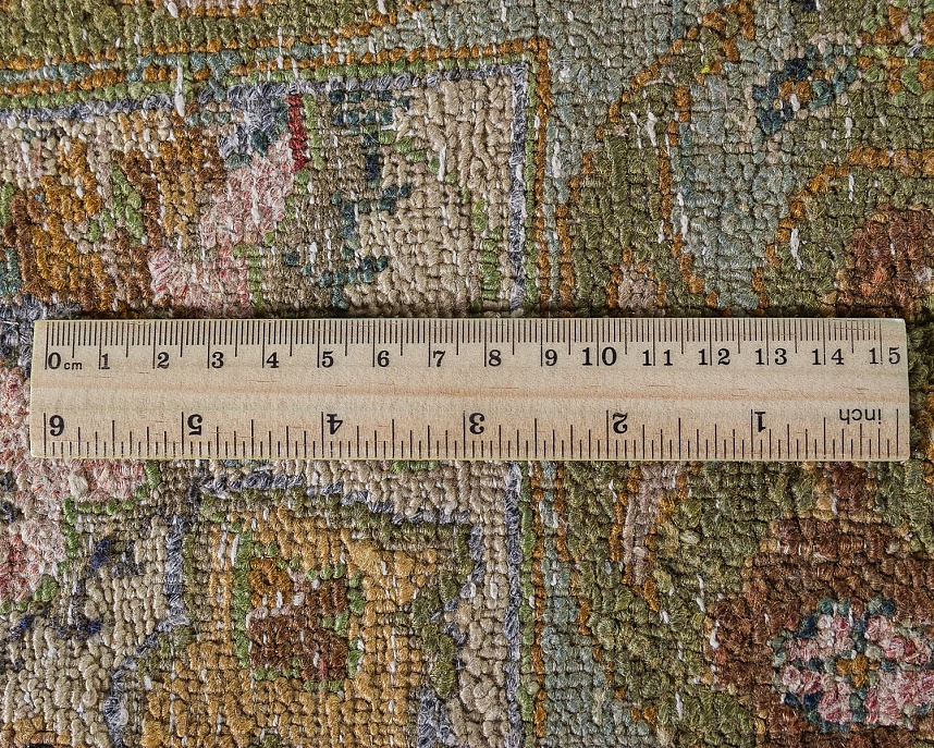 Индийский ковер из шерсти «ZIEGLER VINTAGE» AC107-GRY-CRE