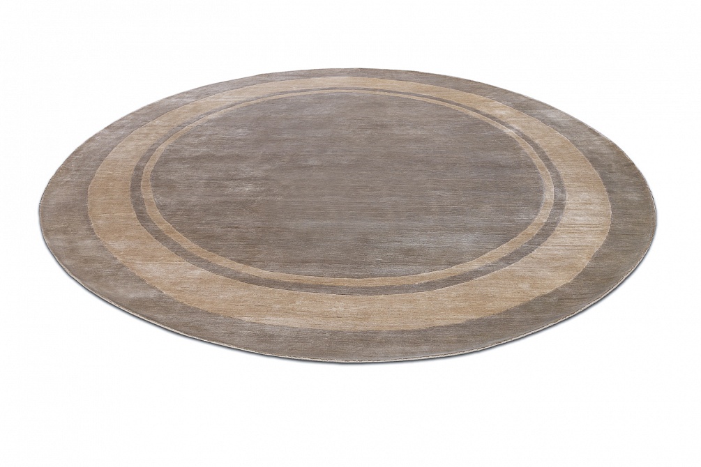 Индийский ковер из шёлка «SILK BORDER» V6-MLT(Round)