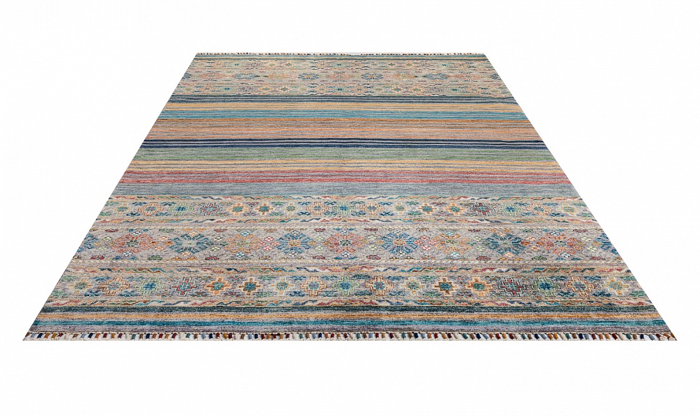 Пакистанский ковер из шерсти «SHAWL KANDI» MULTY-MULTY(167x240)