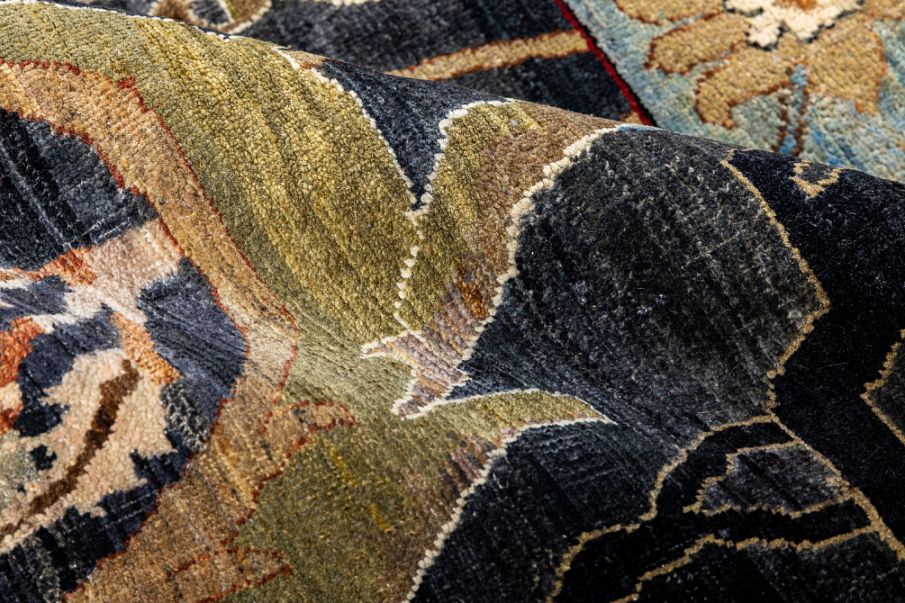 Индийский ковёр из шерсти «ZIEGLER VINTAGE» AC228-GREY-MIX(278x359)