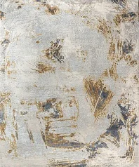 Индийский ковер из шерсти и арт-шёлка «CHAOS THEORY» ELA308-IVR-MGOLD 1