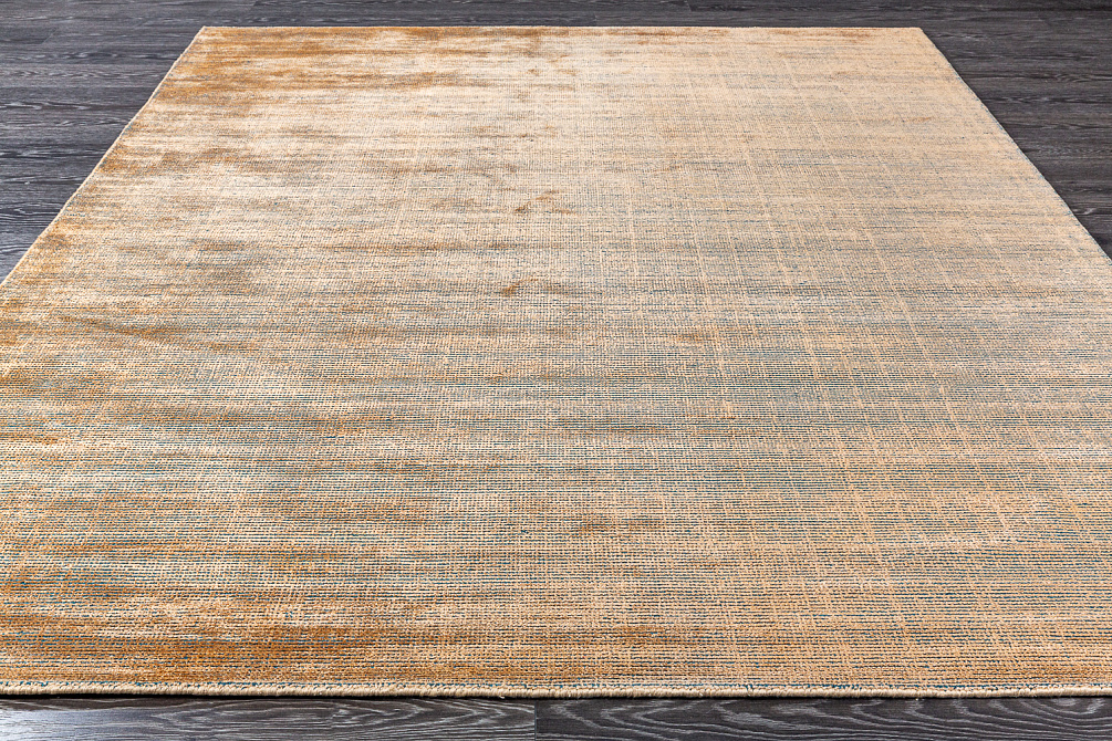 Индийский ковер из арт-шёлка и шерсти «MURUGAN» PLAIN-A026-CE04