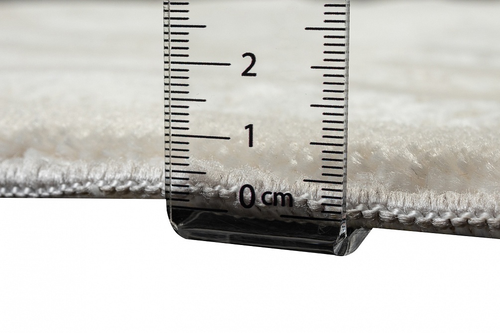 Турецкий ковер из полипропилена и полиэстера «MOON» 6489A-CREAM-L.GREY(Round) 6