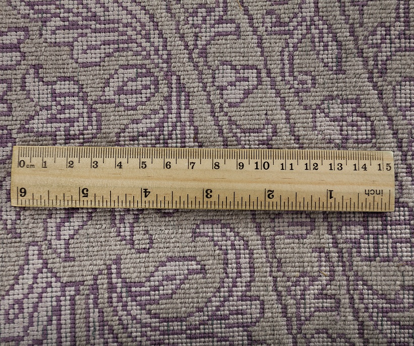 Индийский ковер из шерсти и арт-шёлка «KING OF AGRA» NO55-GRY-GRY 3-1(Round)