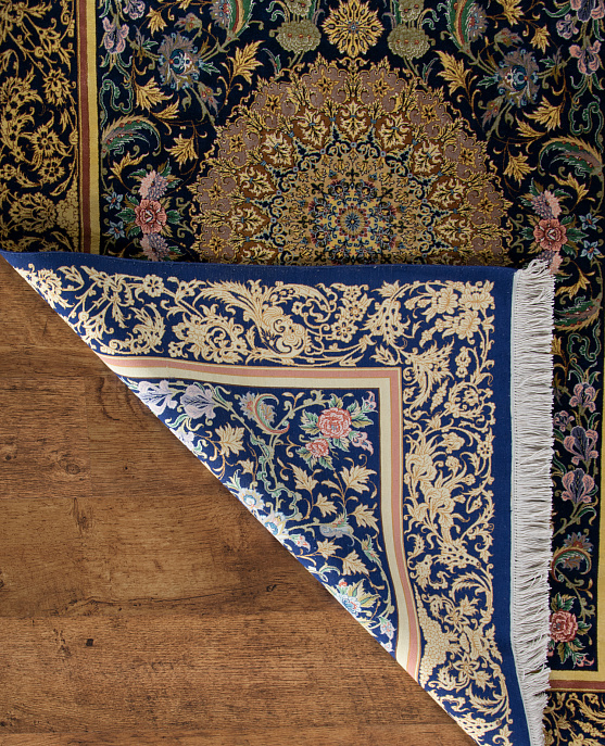 Иранский ковёр из шёлка «QOM» 12-452/S-IR