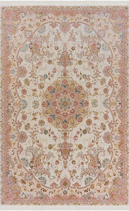 Иранский ковер из шерсти и шёлка «TABRIZ SHIRFAR» 801-4123-IR 1