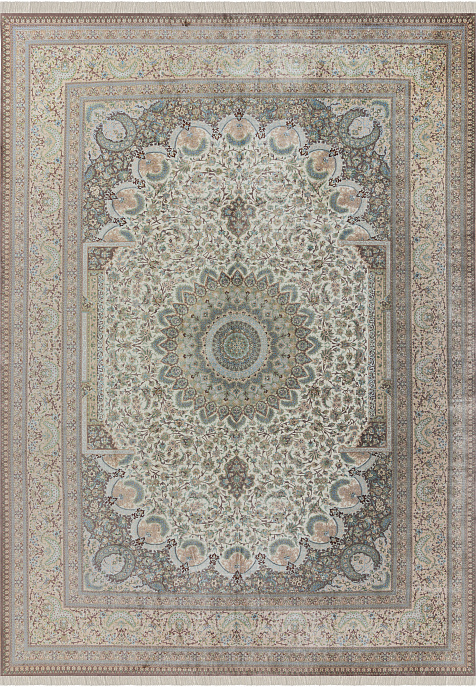 Иранский ковер из шёлка «QUM MM IR» 14-233-IR AHMADI