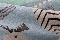 Индийский ковер из шерсти и арт-шёлка «CONFETTI» TOP134-SKY-A.FOAM 3