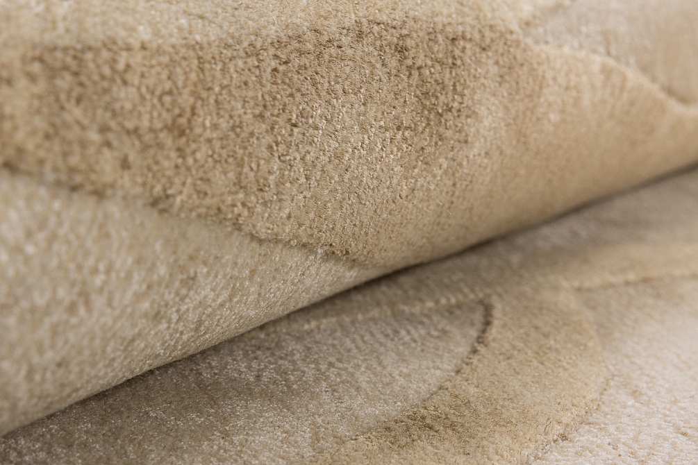 Индийский ковер из арт-шёлка и шерсти «EVEREST» 2023314-ANTIQUE BEIGE