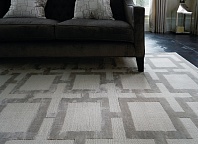 Индийский ковер из арт-шёлка «EATON RUG» SILVER 5